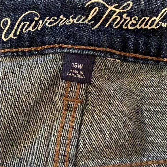 Universal Thread Mid-Rise Boyfriend Jeans Dark - Picture 7 of 13